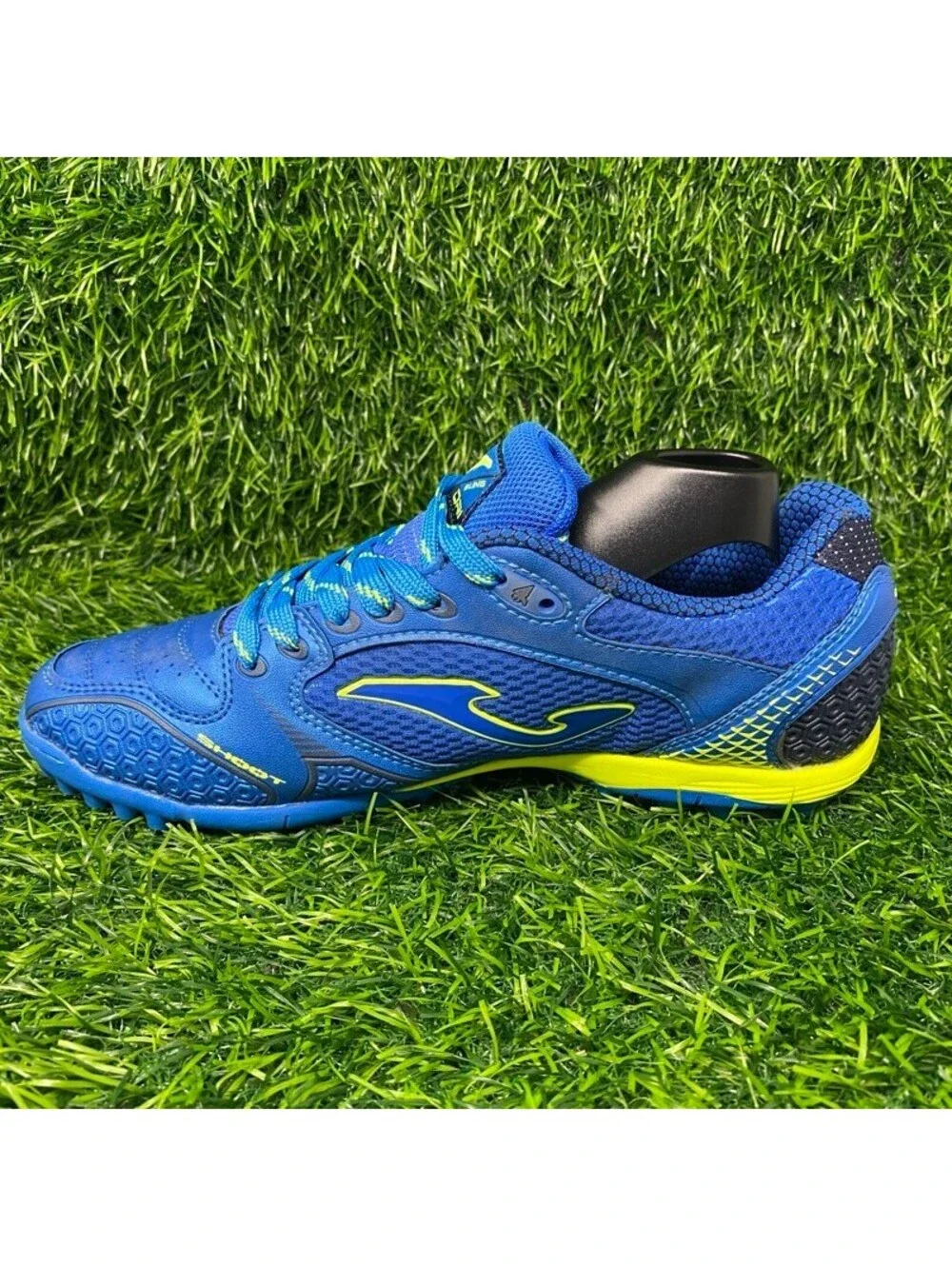 Joma Dribling Turf Soccer Shoes DRIW.804.TF Men's USA 7 EU 40 Blue Yellow 2230